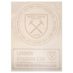 West Ham United FC 2pk A4 Car Decal: 1 - Car Accessories By West Ham United