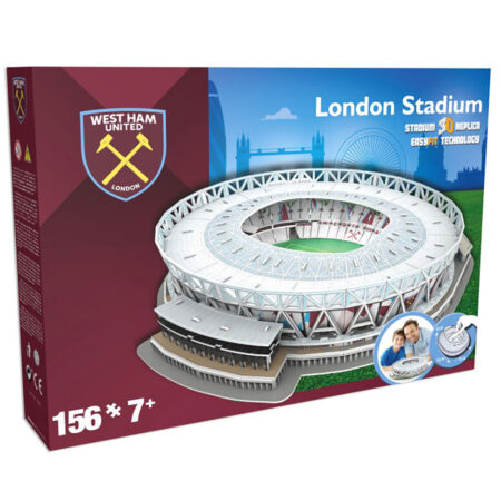 West Ham United FC 3D Stadium Puzzle: 3 - Puzzles & Games By West Ham United