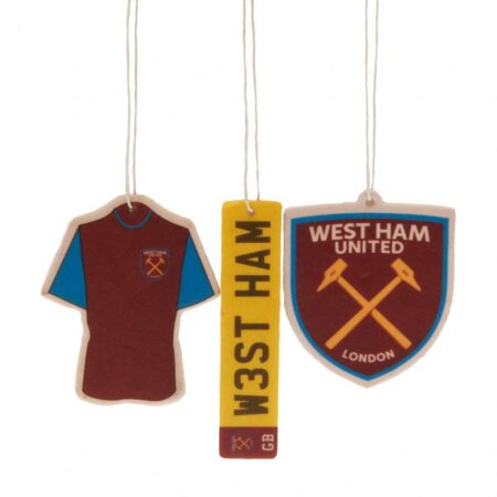 West Ham United FC 3pk Air Freshener: 1 - Car Accessories By West Ham United
