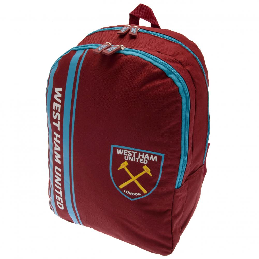 West Ham United FC Stripe Backpack: 4 - Bags By West Ham United