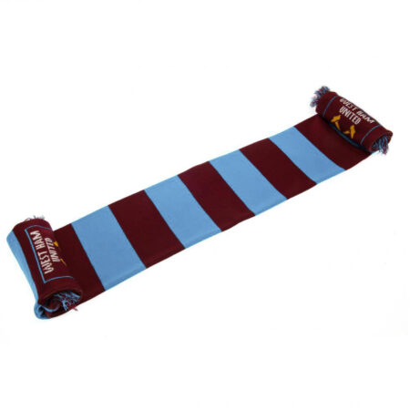 West Ham United FC Narrow Bar Scarf: 1 - Scarves By West Ham United