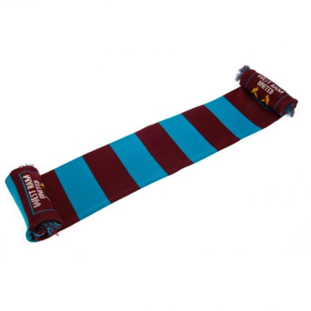 West Ham United FC Narrow Bar Scarf: 5 - Scarves By West Ham United
