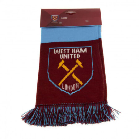 West Ham United FC Narrow Bar Scarf: 4 - Scarves By West Ham United