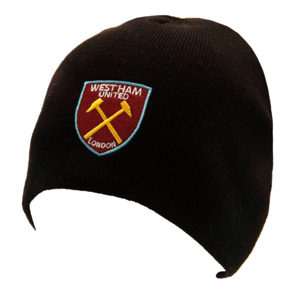 West Ham United FC Black Beanie: 1 - Caps & Hats By West Ham United