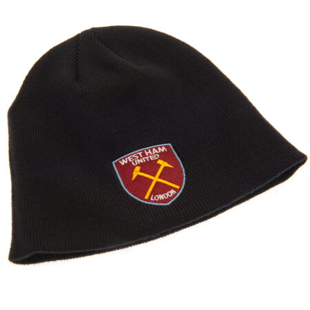 West Ham United FC Navy Beanie: 3 - Caps & Hats By West Ham United