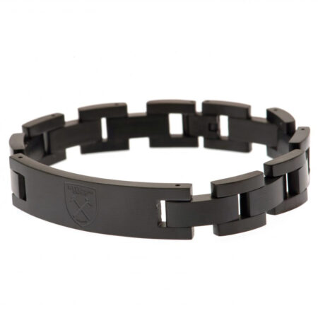 West Ham United FC Black IP Bracelet: 1 - Jewellery By West Ham United