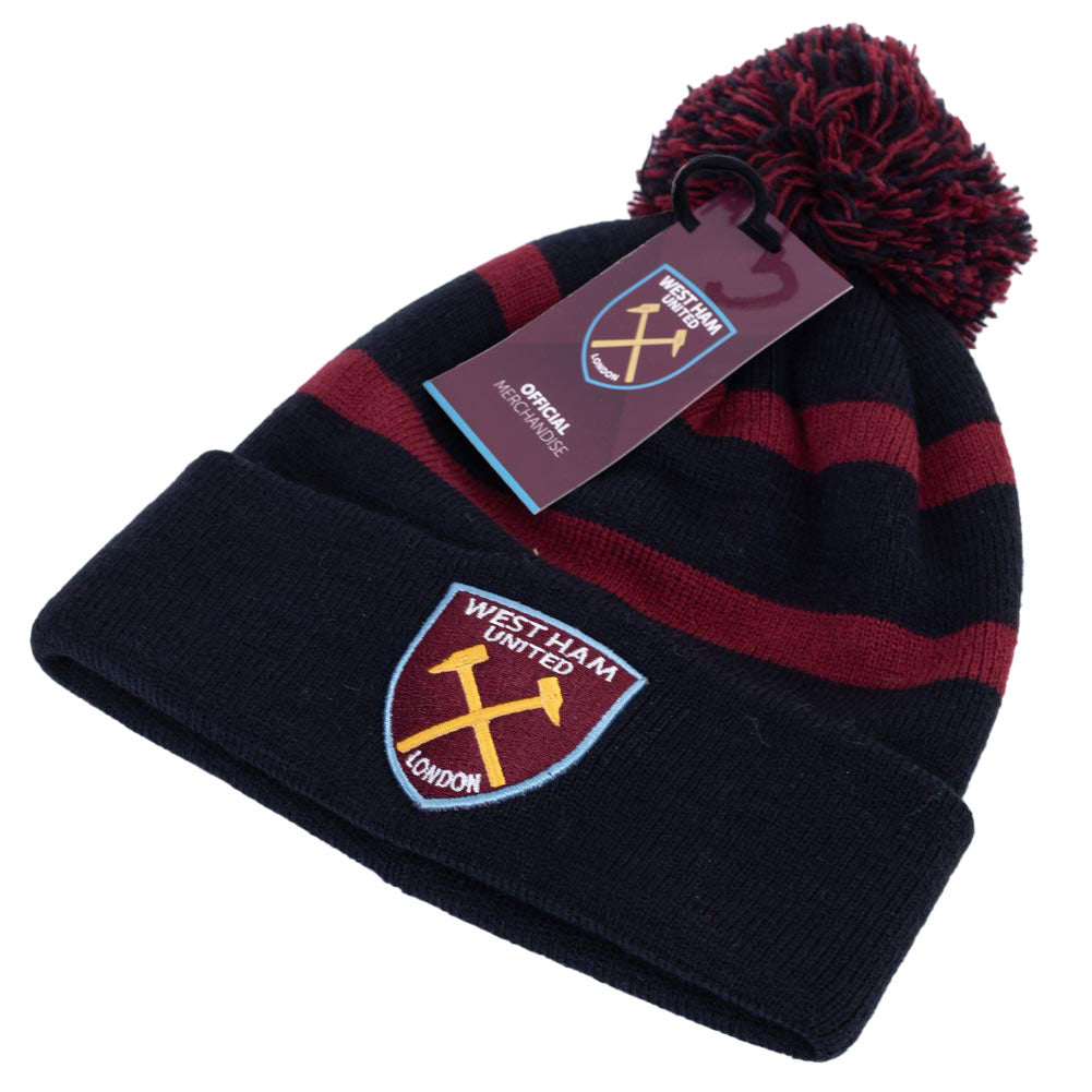 West Ham United FC Cuff Knit Beanie: 3 - Caps & Hats By West Ham United