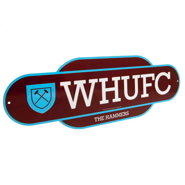 West Ham United FC Colour Retro Sign: 2 - Signs & Plaques By West Ham United