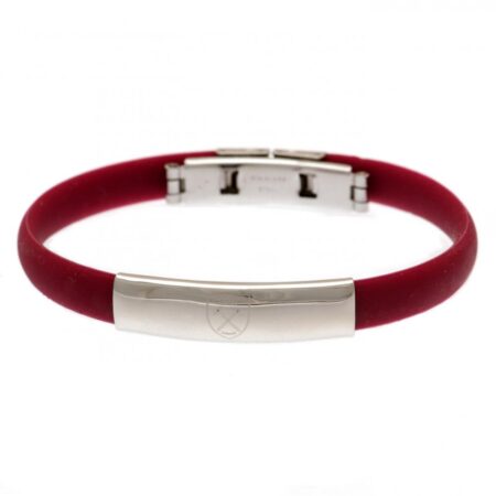 West Ham United FC Colour Silicone Bracelet: 3 - Jewellery By West Ham United
