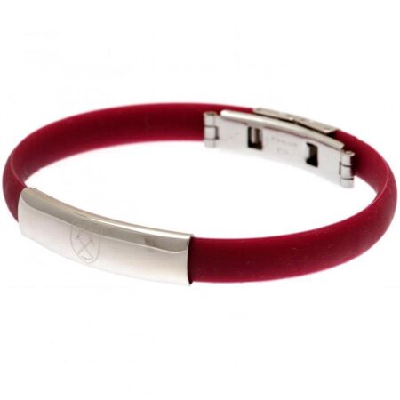 West Ham United FC Colour Silicone Bracelet: 2 - Jewellery By West Ham United