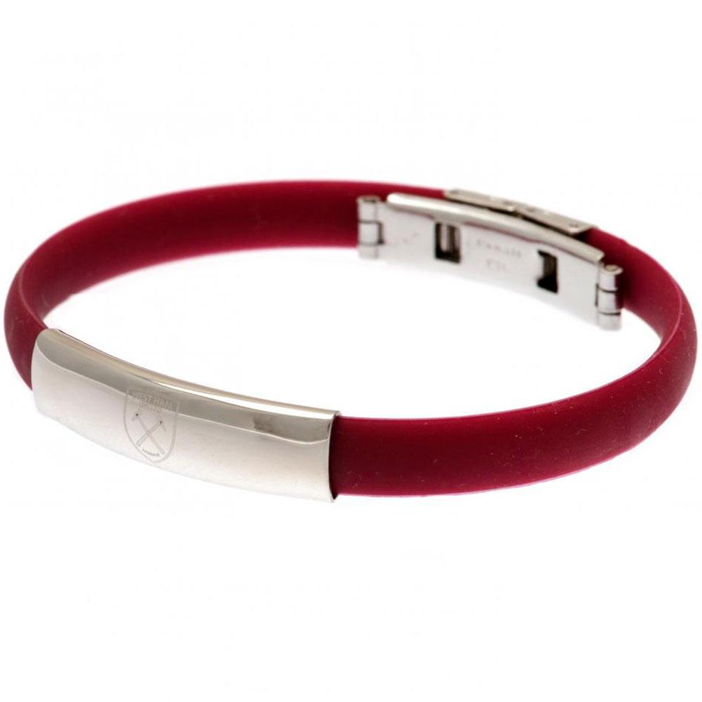 West Ham United FC Colour Silicone Bracelet: 2 - Jewellery By West Ham United