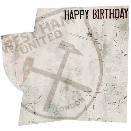 West Ham United FC Crest Birthday Card: 3 - Greeting Cards By West Ham United
