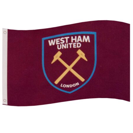 West Ham United FC Core Crest Flag: 1 - Flags & Banners By West Ham United