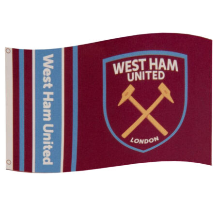 West Ham United FC Wordmark Flag: 1 - Flags & Banners By West Ham United