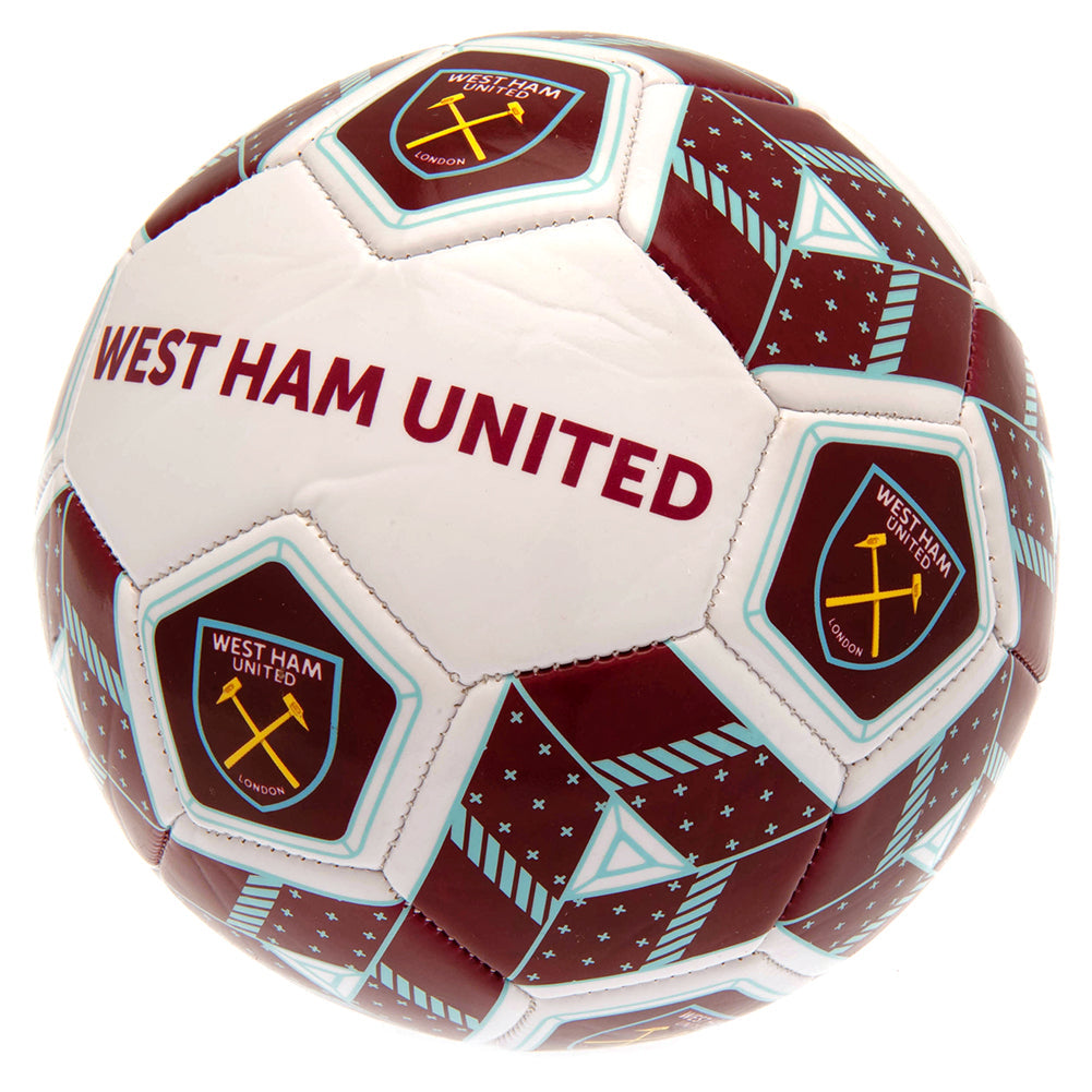 West Ham United FC Hex Size 3 Football: 1 - Balls By West Ham United