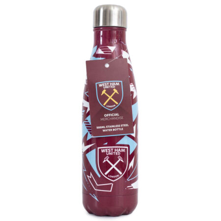 West Ham United FC Fragment Thermal Flask: 3 - Water Bottles By West Ham United