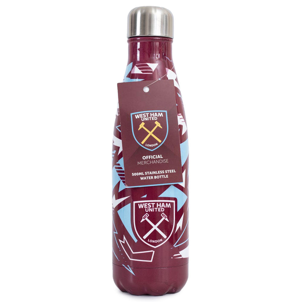West Ham United FC Fragment Thermal Flask: 3 - Water Bottles By West Ham United