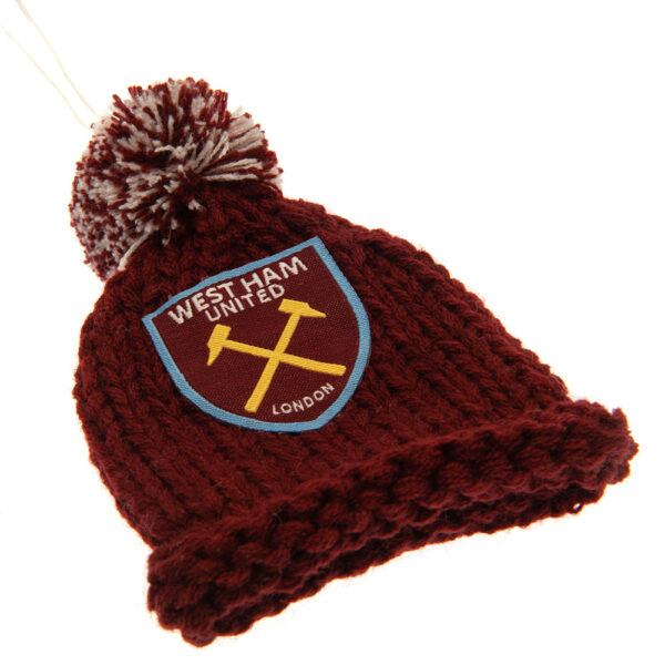 West Ham United FC Hanging Bobble Hat: 2 - Car Accessories By West Ham United