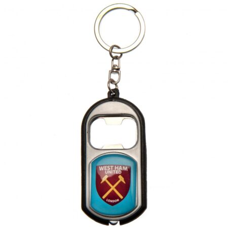 West Ham United FC Keyring Torch Bottle Opener: 2 - Keyrings By West Ham United