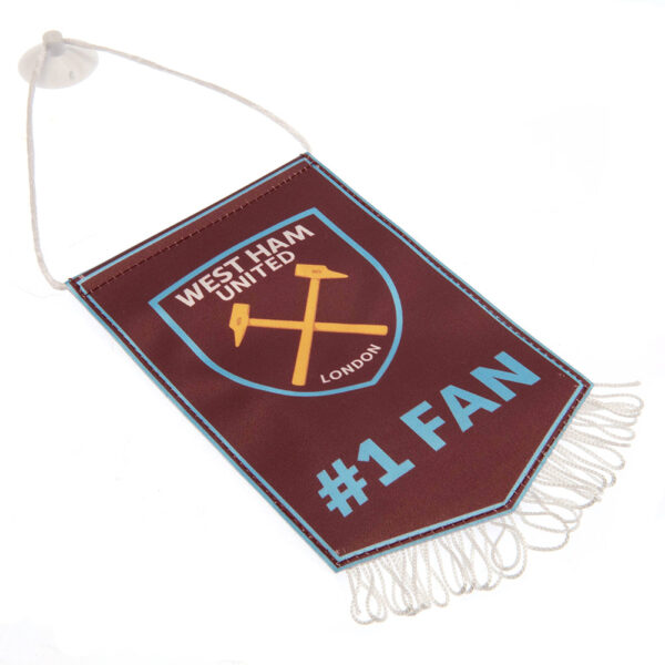 West Ham United FC No.1 Fan Mini Pennant: 2 - Flags & Banners By West Ham United