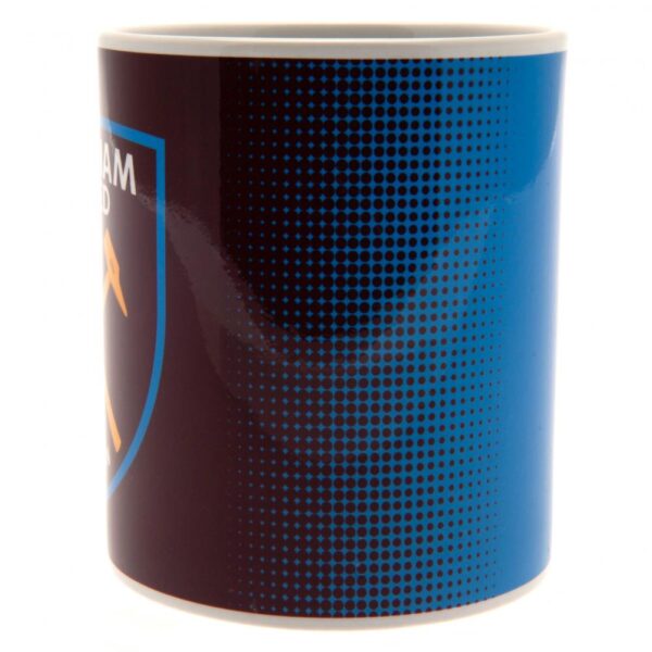 West Ham United FC Halftone Mug: 2 - Mugs By West Ham United