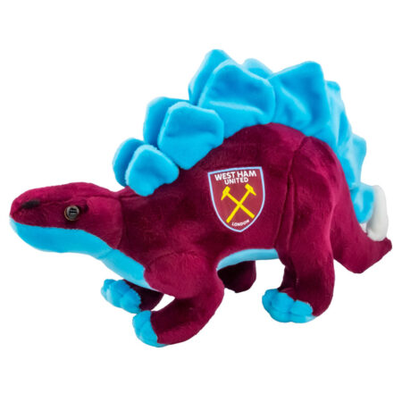 West Ham United FC Plush Stegosaurus: 1 - Teddy Bears & Soft Toys By West Ham United