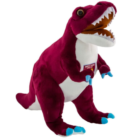 West Ham United FC Plush T-Rex: 1 - Teddy Bears & Soft Toys By West Ham United