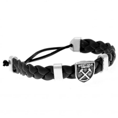 West Ham United FC PU Slider Bracelet: 1 - Jewellery By West Ham United