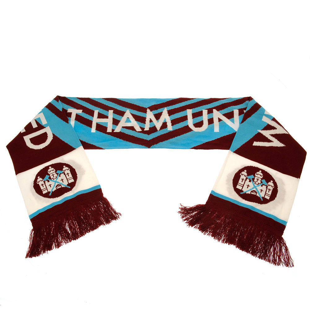 West Ham United FC Retro 1976 Scarf: 3 - Scarves By West Ham United