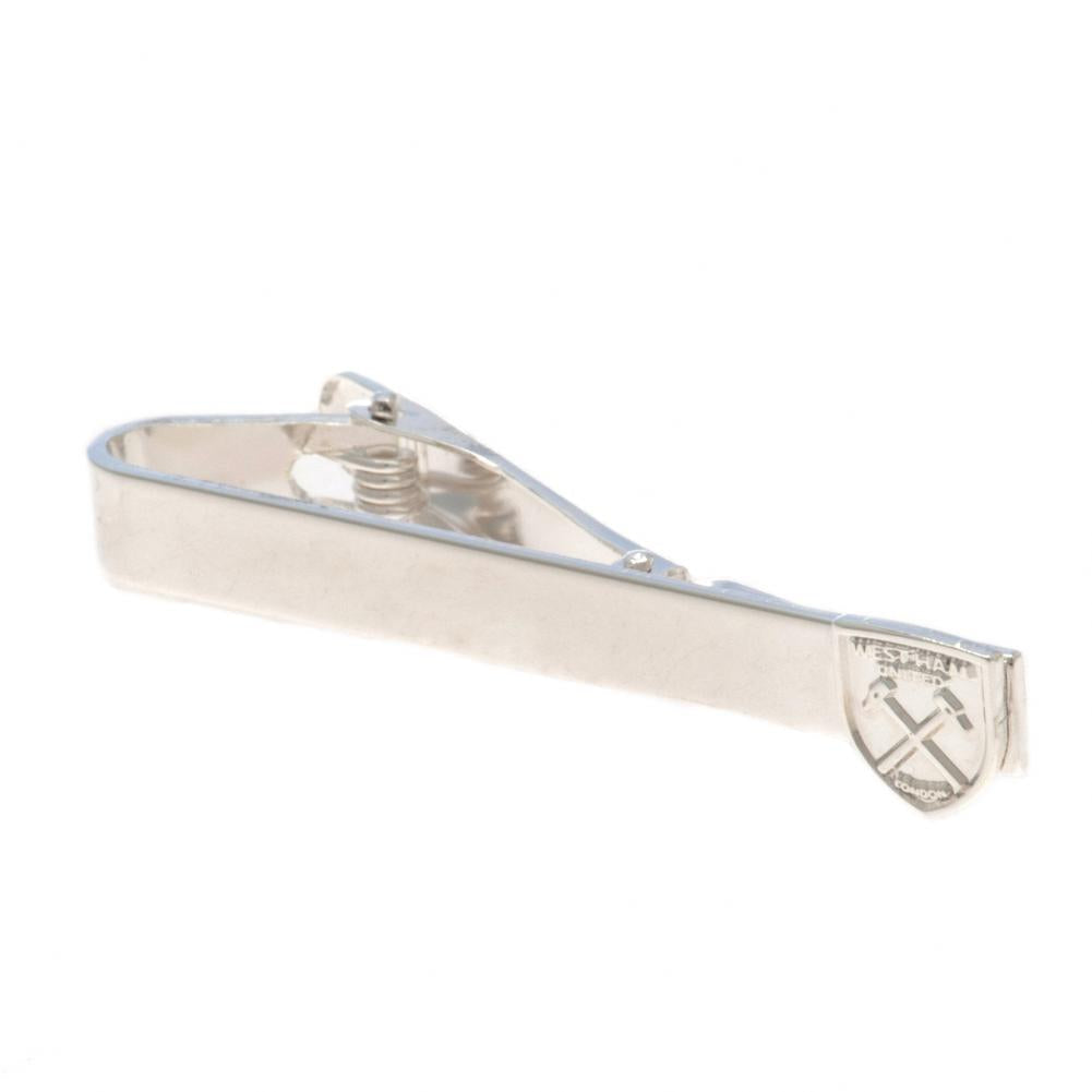 West Ham United FC Silver Plated Tie Slide: 2 - Cufflinks & Tie Slides By West Ham United