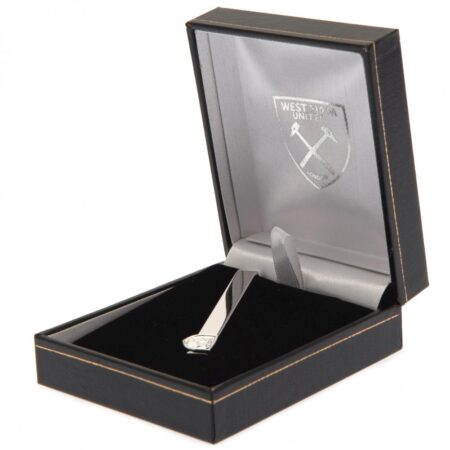West Ham United FC Silver Plated Tie Slide: 1 - Cufflinks & Tie Slides By West Ham United