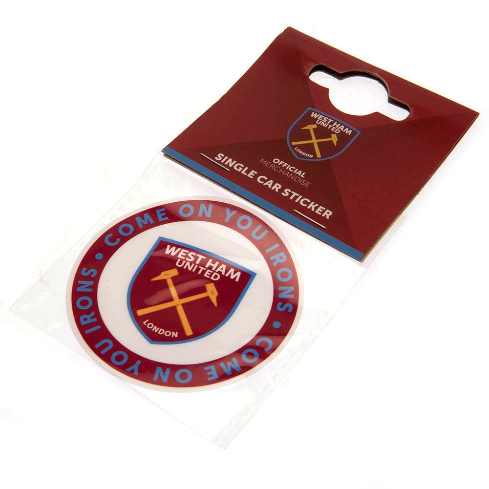 West Ham United FC COYI Car Sticker: 3 - Car Accessories By West Ham United