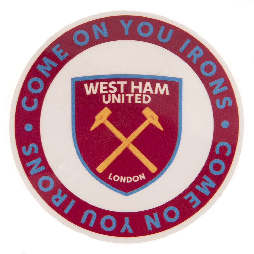 West Ham United FC COYI Car Sticker: 1 - Car Accessories By West Ham United