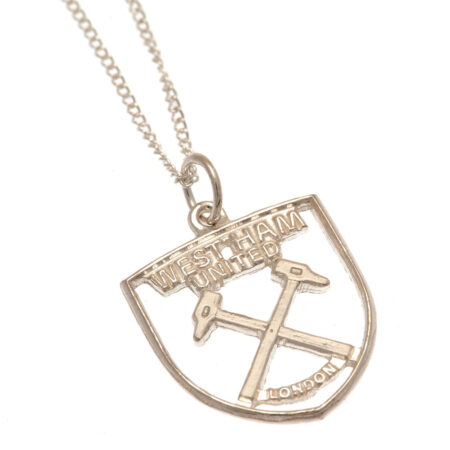West Ham United FC Sterling Silver Pendant & Chain CR: 2 - Jewellery By West Ham United
