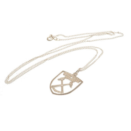 West Ham United FC Sterling Silver Pendant & Chain CR: 3 - Jewellery By West Ham United