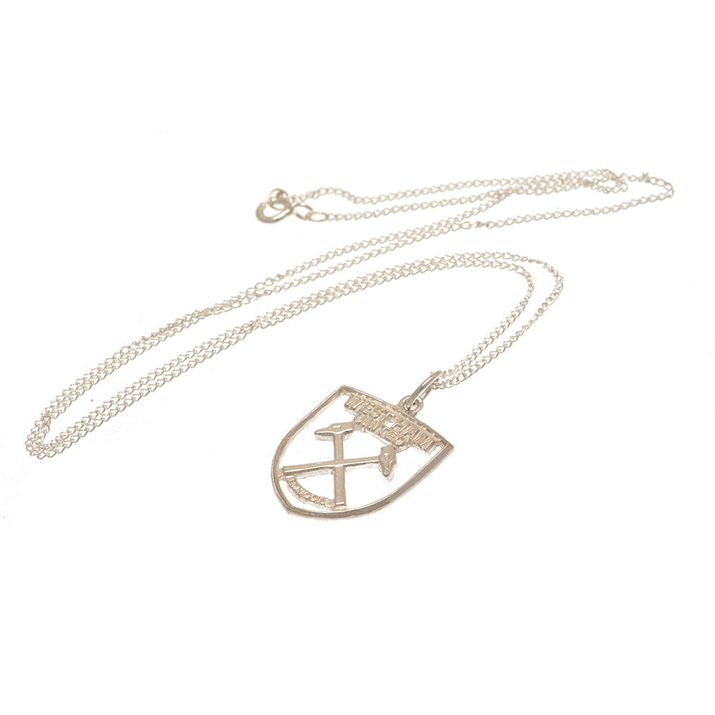 West Ham United FC Sterling Silver Pendant & Chain CR: 3 - Jewellery By West Ham United
