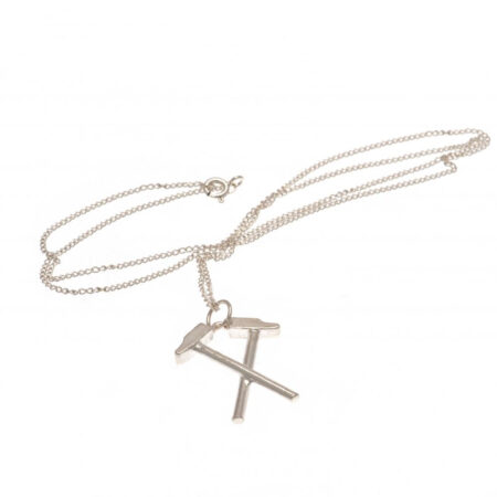 West Ham United FC Sterling Silver Pendant & Chain HM: 3 - Jewellery By West Ham United