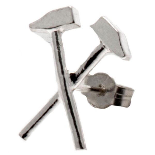 West Ham United FC Sterling Silver Stud Earring: 2 - Jewellery By West Ham United