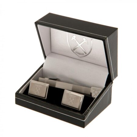 West Ham United FC Tie Slide & Cufflink Set: 1 - Cufflinks & Tie Slides By West Ham United