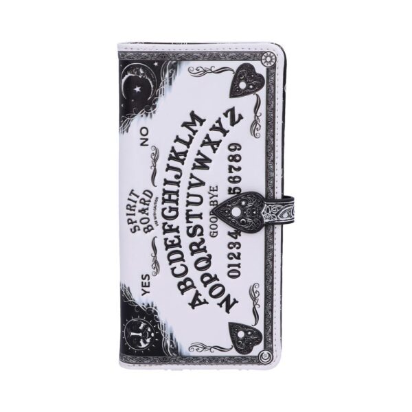 White Spirit Board Embossed Ouija Purse: 2 - Purses By NN Designs