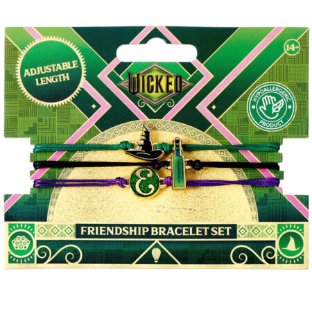 Wicked Elphaba Friendship Bracelet Set: 3 - Jewellery By Wicked