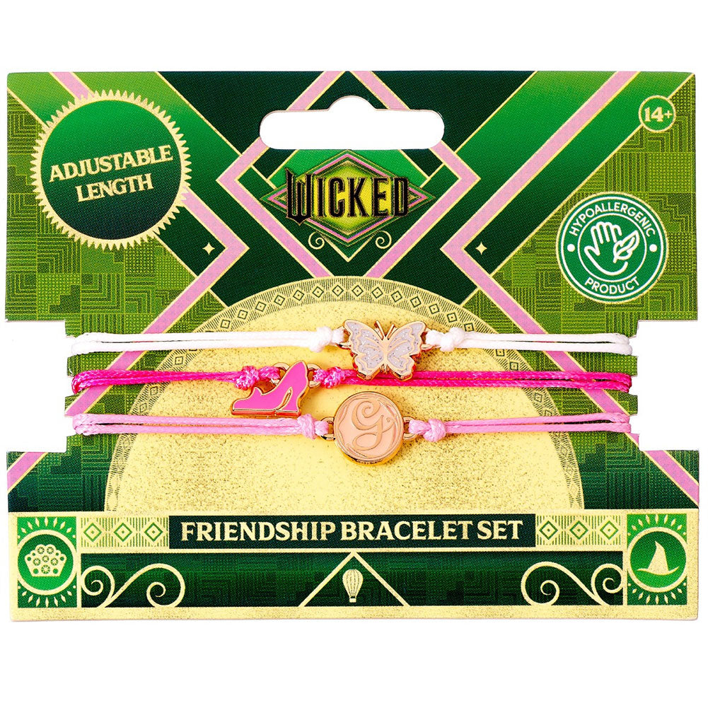 Wicked glinda friendship bracelet set