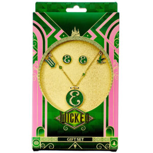 Wicked Gold Plated Elphaba Necklace & Earrings: 2 - Jewellery By Wicked