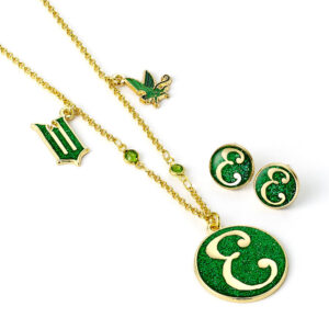 Wicked Gold Plated Elphaba Necklace & Earrings: 1 - Jewellery By Wicked