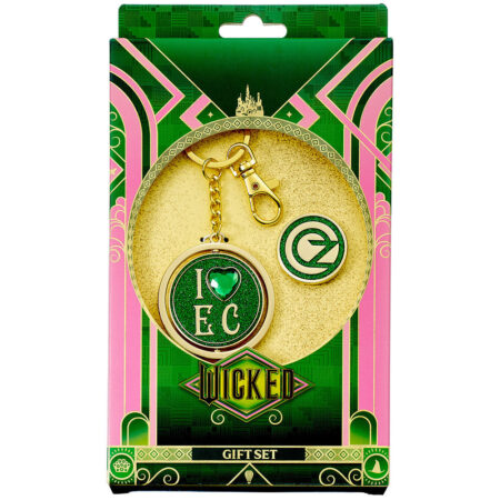 Wicked love emerald city keyring badge set