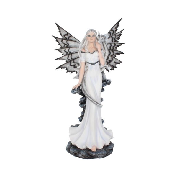 Winter Fairy With Dragon Companion Vanya 54.5cm: 2 - Figurines Extra Large (Over 50cm) By Gift Moments