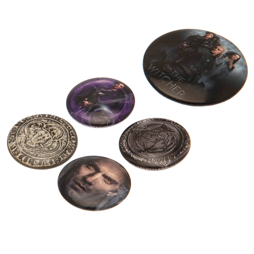 Witcher button badge set