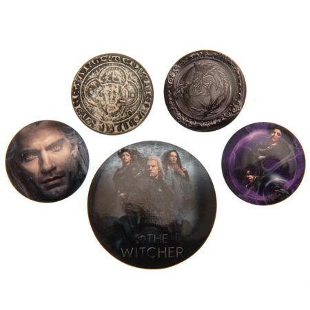Witcher button badge set