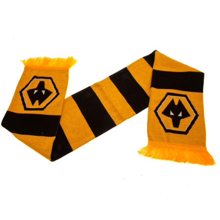 Wolverhampton Wanderers FC Bar Scarf: 2 - Scarves By Wolverhampton Wanderers
