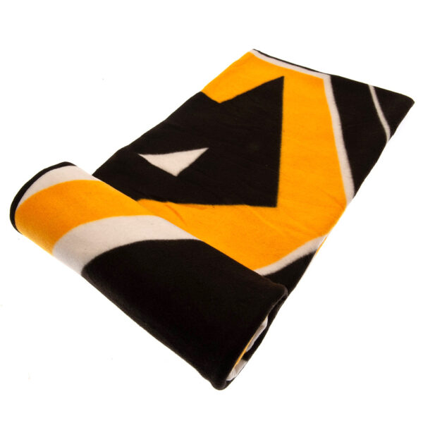 Wolverhampton Wanderers FC Pulse Fleece Blanket: 1 - Blankets By Wolverhampton Wanderers